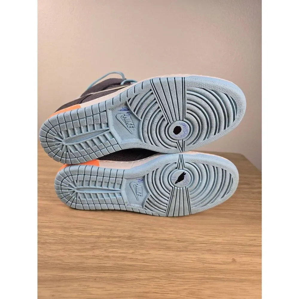 Nike Dunk Sky Premium High Wedge Dark Grey Glacier Ice Women's Shoes Size 9 - Picture 5 of 6
